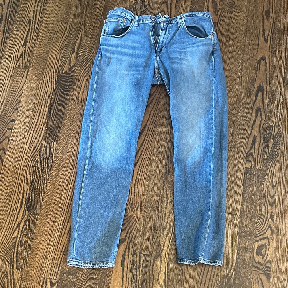 Classic Men's Blue Denim Jeans - Casual Straight Fit
